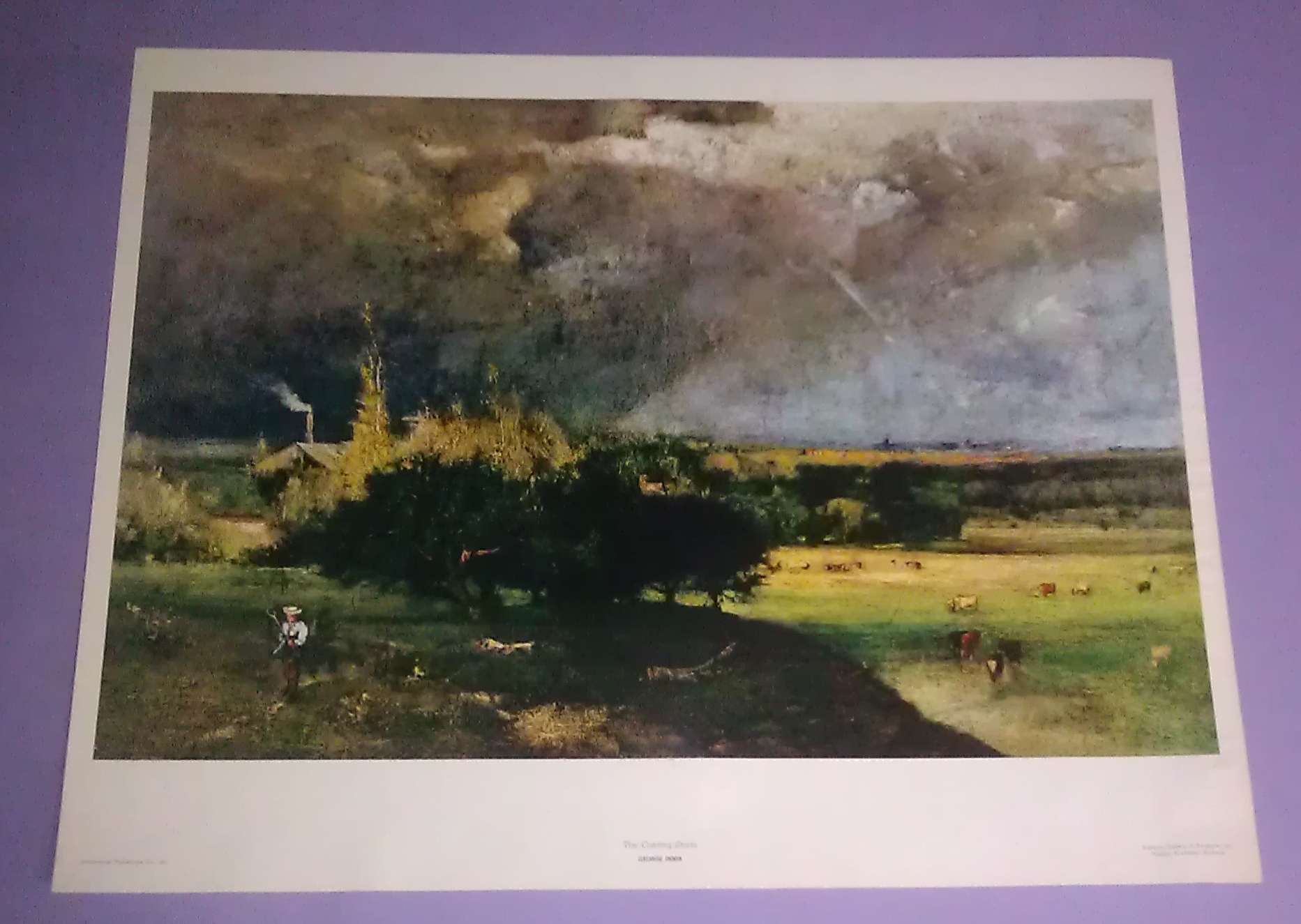 Artist George Inness 1825 1894 Print Title The Coming Storm