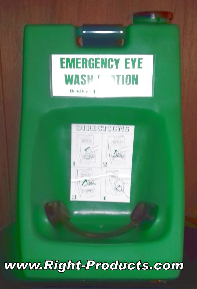 Bradley 6 Gallon Eye-Face Wash Station  www.Right-Products.com