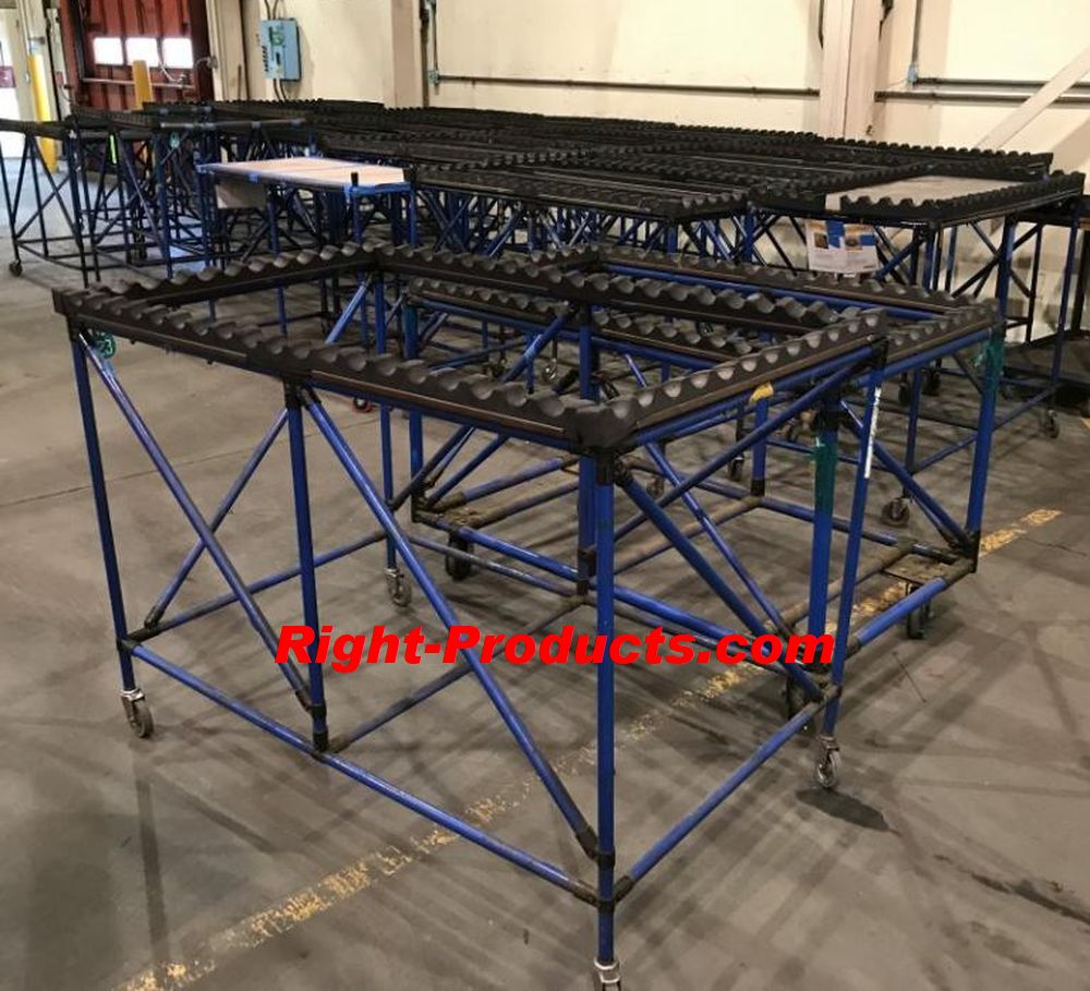 Flex-Pipe Steel Tube Material Handling Carts  www.Right-Products.com
