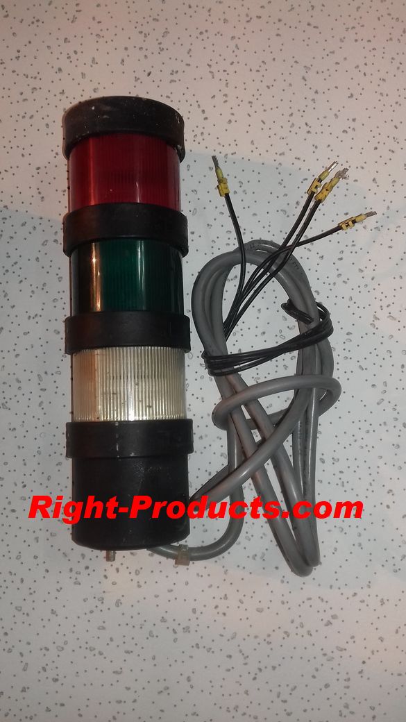 Schneider Electric Telemecanique Stack Light Signal Tower Beacon Clear Green Red 